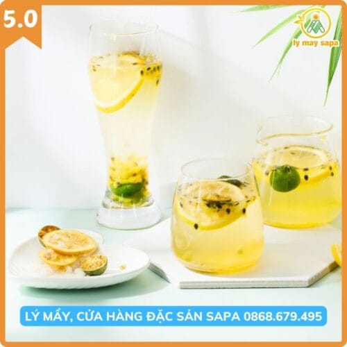 Trà trái cây chanh leo kim quất vị chua thanh dễ uống