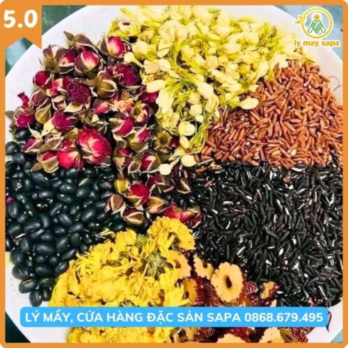 trà gạo lứt đậu đen healthy